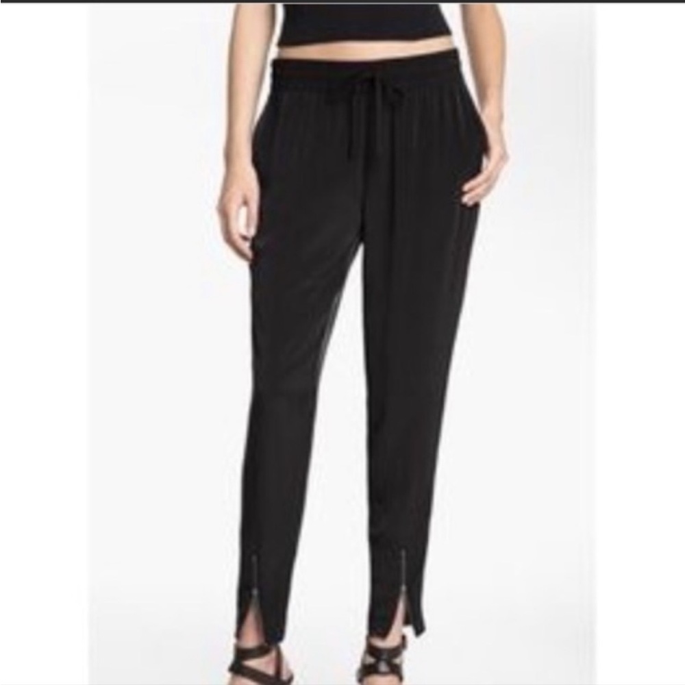 Leith Polyester Drawstring Pants With Zippered He… - image 1